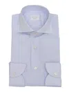 Xacus Light Blue Striped Shirt In Multicolor