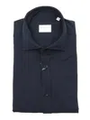 Xacus Button-down Shirt In Blue