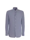 Xacus Shirt  Made Of Poplin In Blu