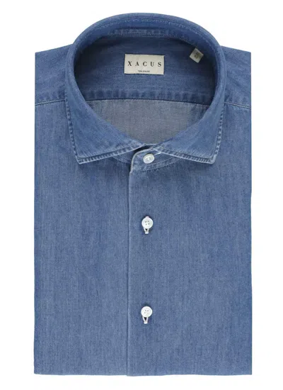 Xacus Denim Shirt In Blue