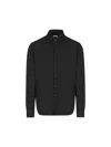 Xacus Button-down Long-sleeve Shirt In Black
