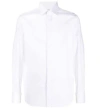 Xacus Structured Collar White Shirt With Buttoned Cuffs