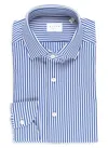 Xacus Blue Striped Shirt
