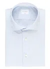 Xacus Striped Shirt In Blue