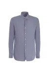Xacus Shirt  Made Of Poplin In Blue