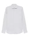 Xacus Checked Shirt In Gray