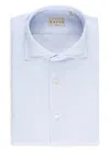 Xacus Light Blue Cotton Shirt In Blue