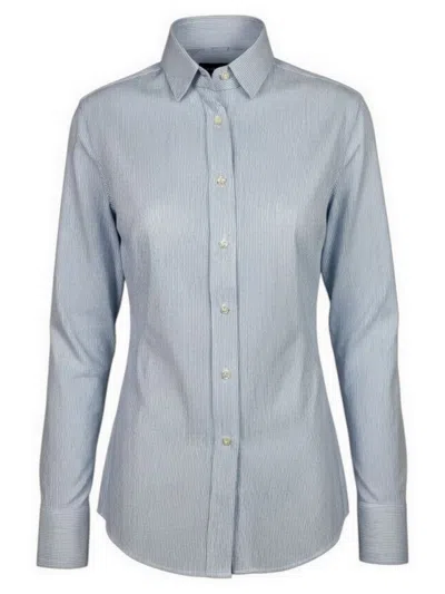 Xacus Shirts Light Blue In Azzurro Blu E Verdi