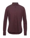 Xacus Shirts In Maroon