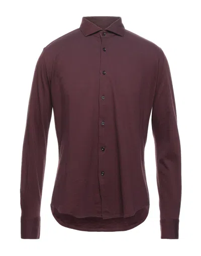 Xacus Shirts In Maroon