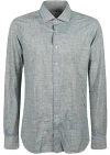 Xacus Textured Long-sleeved Shirt In Gray