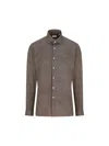 Xacus X Franz Kraler Buttoned Shirt In Gray