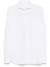 Xacus Spread-collar Wool Shirt In White
