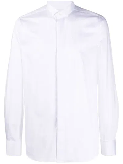 Xacus Crisp White Cotton Shirts