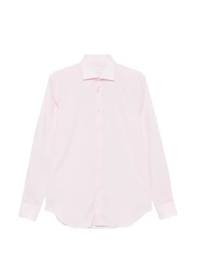 Xacus Spread-collar Button-up Shirt In Pink