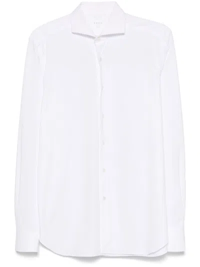 Xacus Stretch Twill Shirt In White