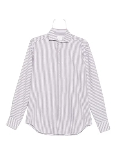XACUS STRIPED COTTON SHIRT