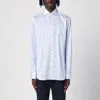 Xacus Striped Long-sleeve Cotton Shirt In Blue
