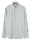 Xacus Striped Long-sleeve Shirt In Green