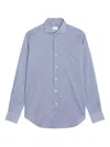 Xacus Striped Shirt In Blue