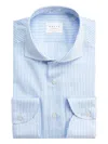 Xacus Striped Shirt In Blue