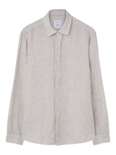 Xacus Striped Shirt In Neutral