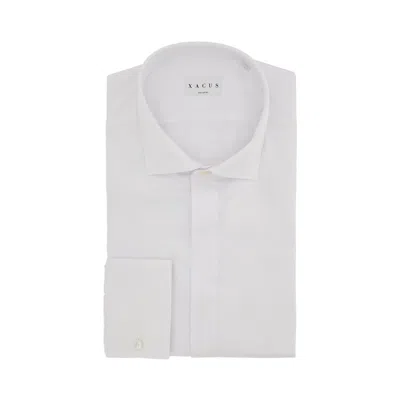 Xacus Supercotone Tailor Fit Shirt In White