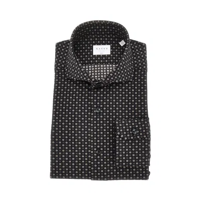 Xacus Tailor Fit 'active' Shirt In Black
