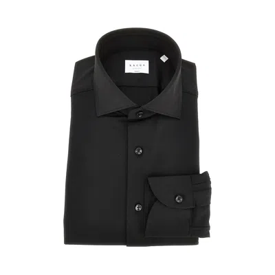 Xacus Tailor Fit Active Shirt In Black