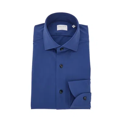 Xacus Tailor Fit 'active' Shirt In Blue
