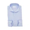 Xacus Cotton Tailor Fit 'active' Shirt In Blue