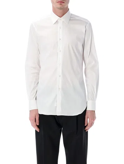 Xacus Tailor Long-sleeve Shirt In White