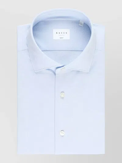 Xacus Tailored Shirt Button Down Collar Long Sleeves In Multi