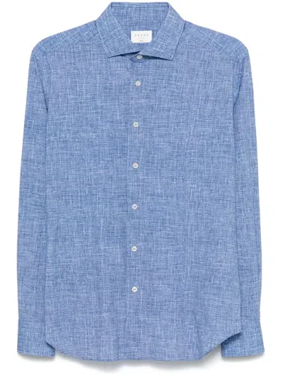 Xacus Technical-fabric Shirt In Blue