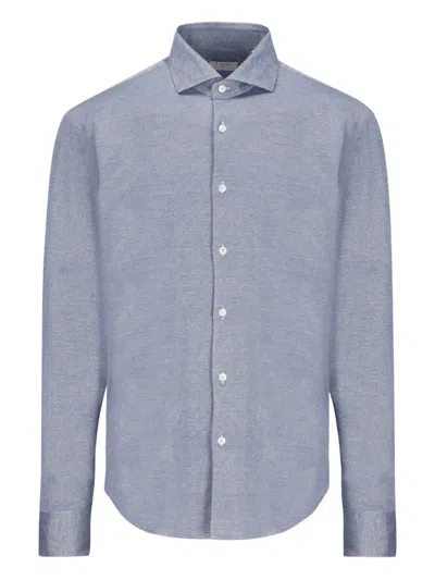XACUS TEXTURED BUTTON-DOWN SHIRT