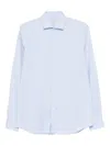 Xacus Textured Shirt In Blue