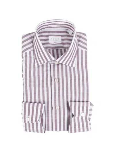 Xacus Travel Shirt Striped Shirt In Multi