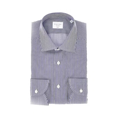 Xacus 'travel Shirt' Tailor Fit Cotton Shirt In Blue
