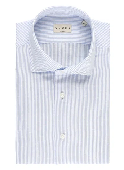 Xacus Washed Shirt In Blue