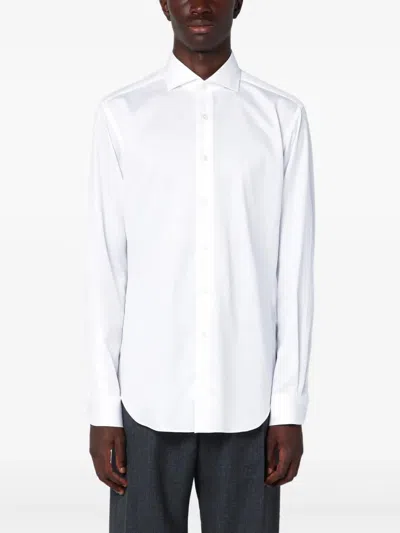 XACUS XACUS WHITE COTTON CLOTHING SHIRTS