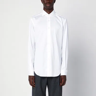 XACUS XACUS WHITE COTTON TRAVEL SHIRT