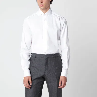 Xacus White Travel Cotton Shirt