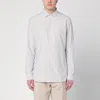 Xacus Striped Poplin Shirt In Beige