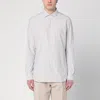 Xacus White And Brown Stripes Shirt In White