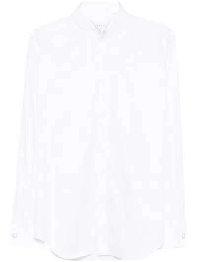 Xacus Wingtip-collar Shirt In White