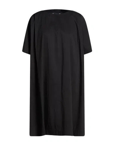 Xacus Woman Mini Dress Black Size 6 Cotton, Polyamide, Elastane