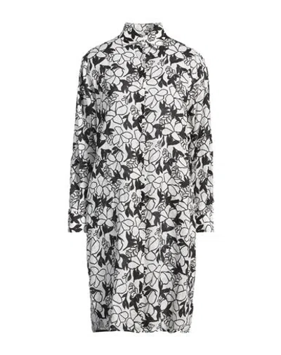 Xacus Woman Mini Dress White Size 6 Linen