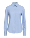Xacus Woman Shirt Azure Size 10 Polyamide, Elastane In Blue