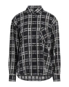 Xacus Woman Shirt Black Size 6 Cotton, Wool, Elastane In Black
