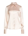 Xacus Woman Shirt Blush Size 12 Silk, Elastane In Pink